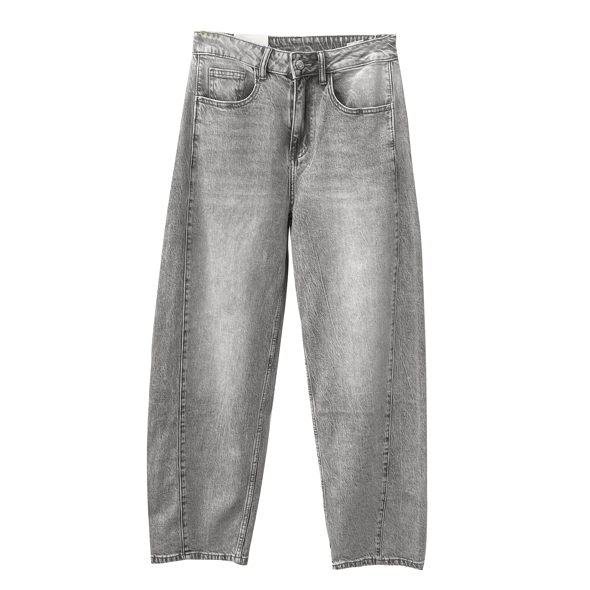 Γυναικεία τζιν παντελόνι ballon Γκρι ANSIN