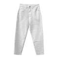 Γυναικείο τζιν παντελόνι Mom fit Λευκό ANSIN
