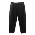 Γυναικείο ψηλόμεσο τζιν παντελόνι Mom fit Μαύρο ANSIN