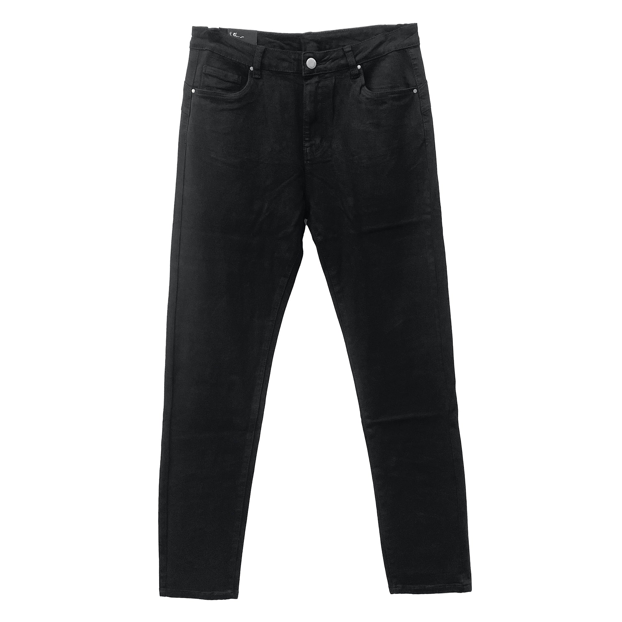 Γυναικείο ελαστικό τζιν παντελόνι push up 80-1 Μαύρο ANSIN