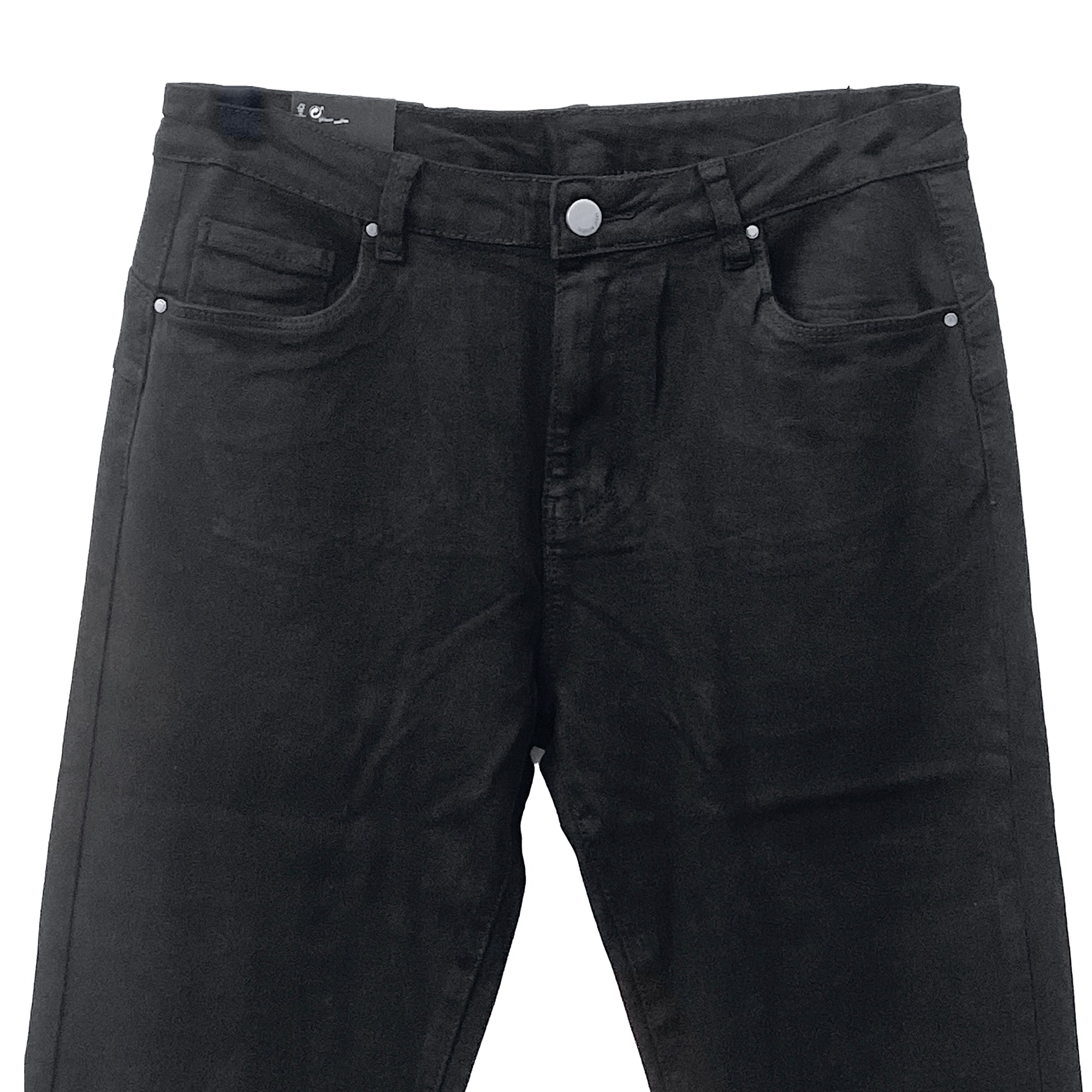 Γυναικείο ελαστικό τζιν παντελόνι push up 80-1 Μαύρο ANSIN