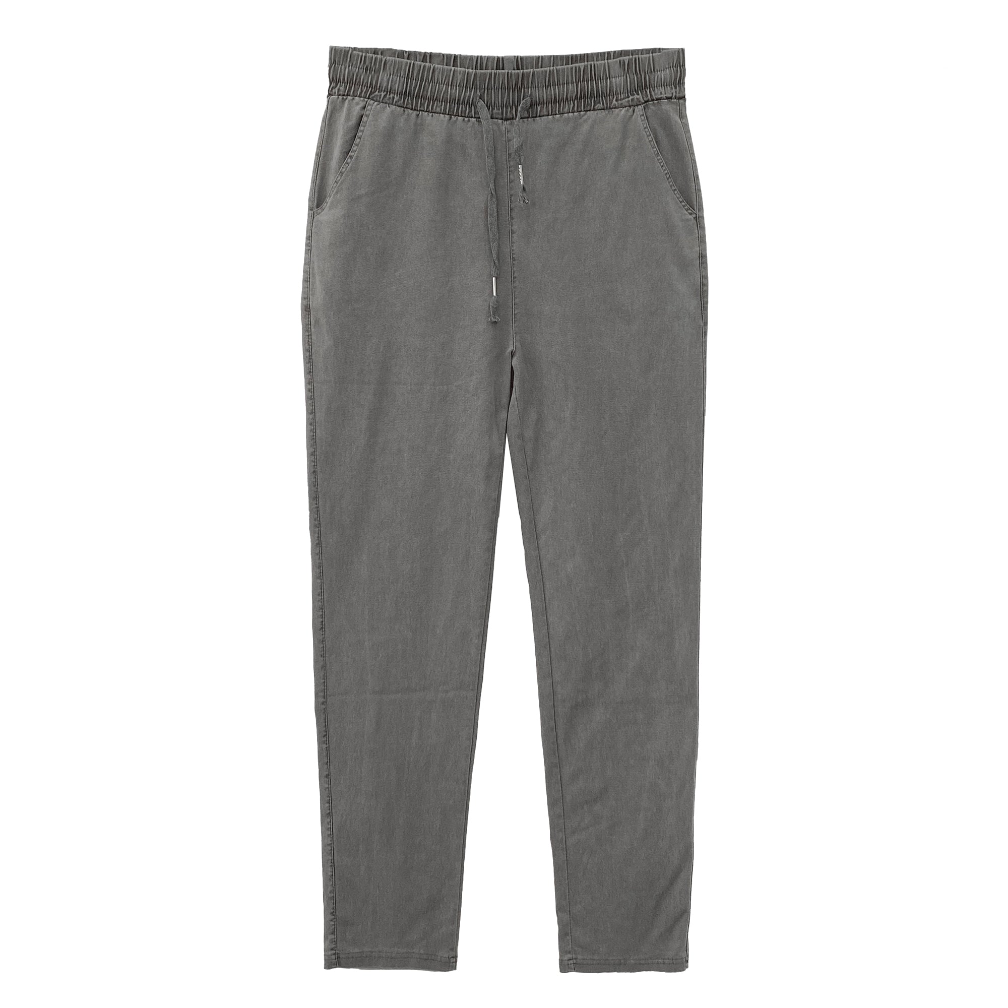 Γυναικείο τζιν παντελόνι ελαστικό με λάστιχο Γκρι ANSIN