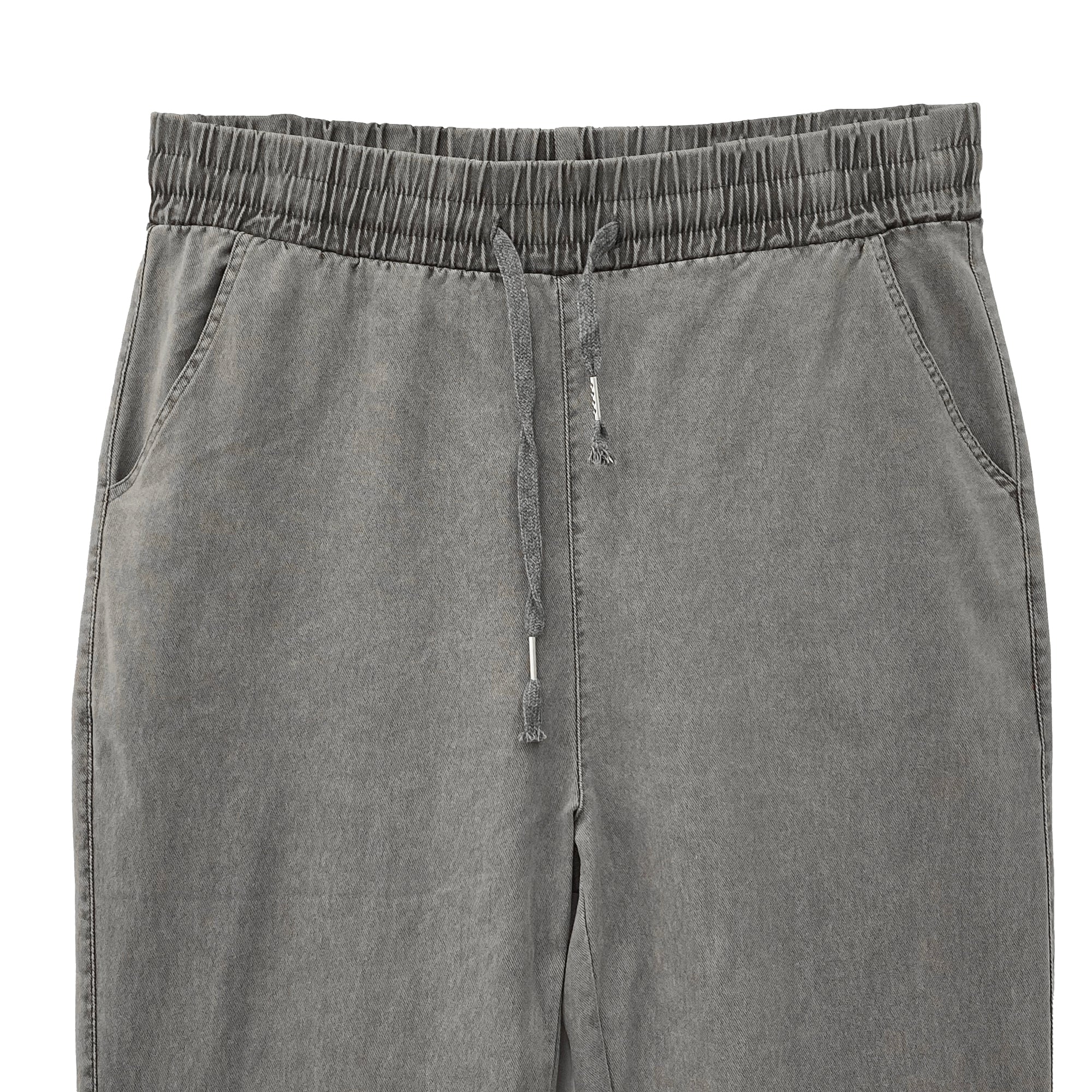 Γυναικείο τζιν παντελόνι ελαστικό με λάστιχο Γκρι ANSIN