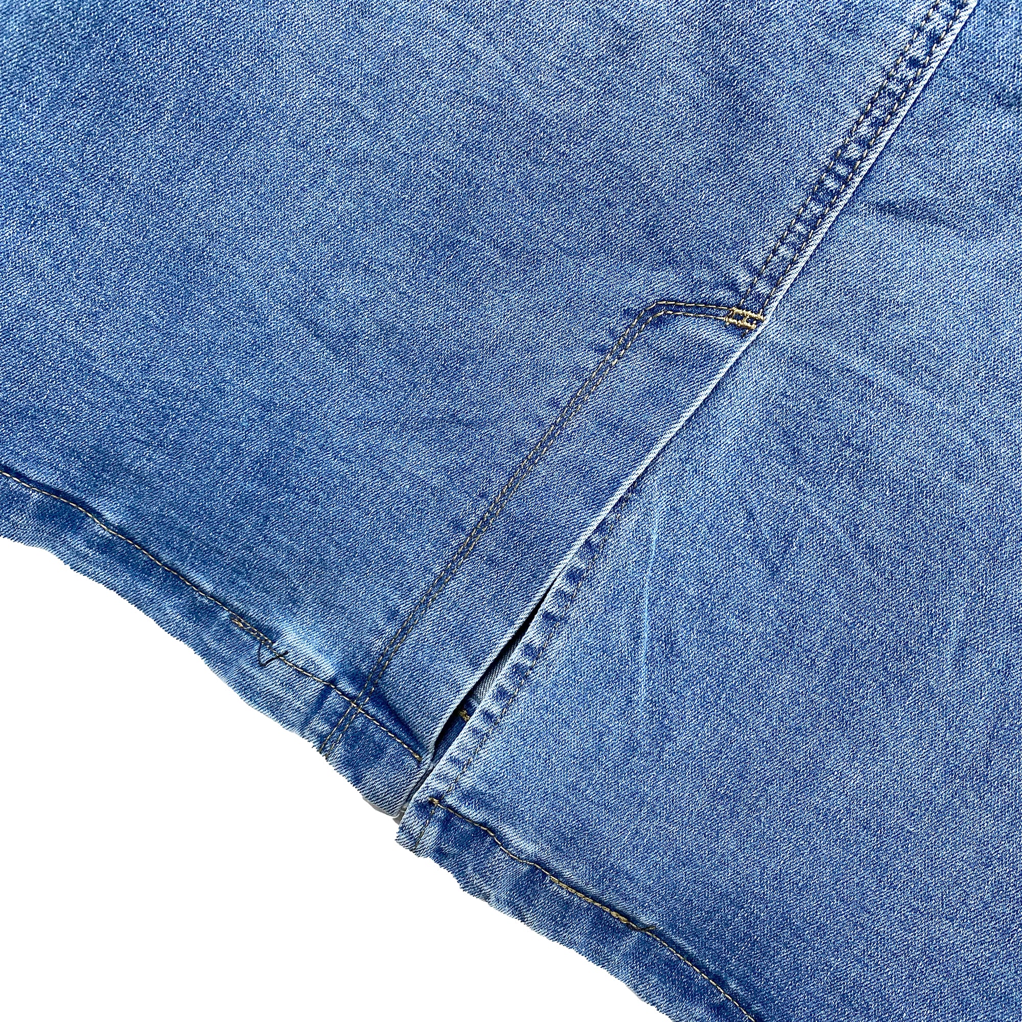 Γυναιεκία midi τζιν φούστα Μπλε ANSIN