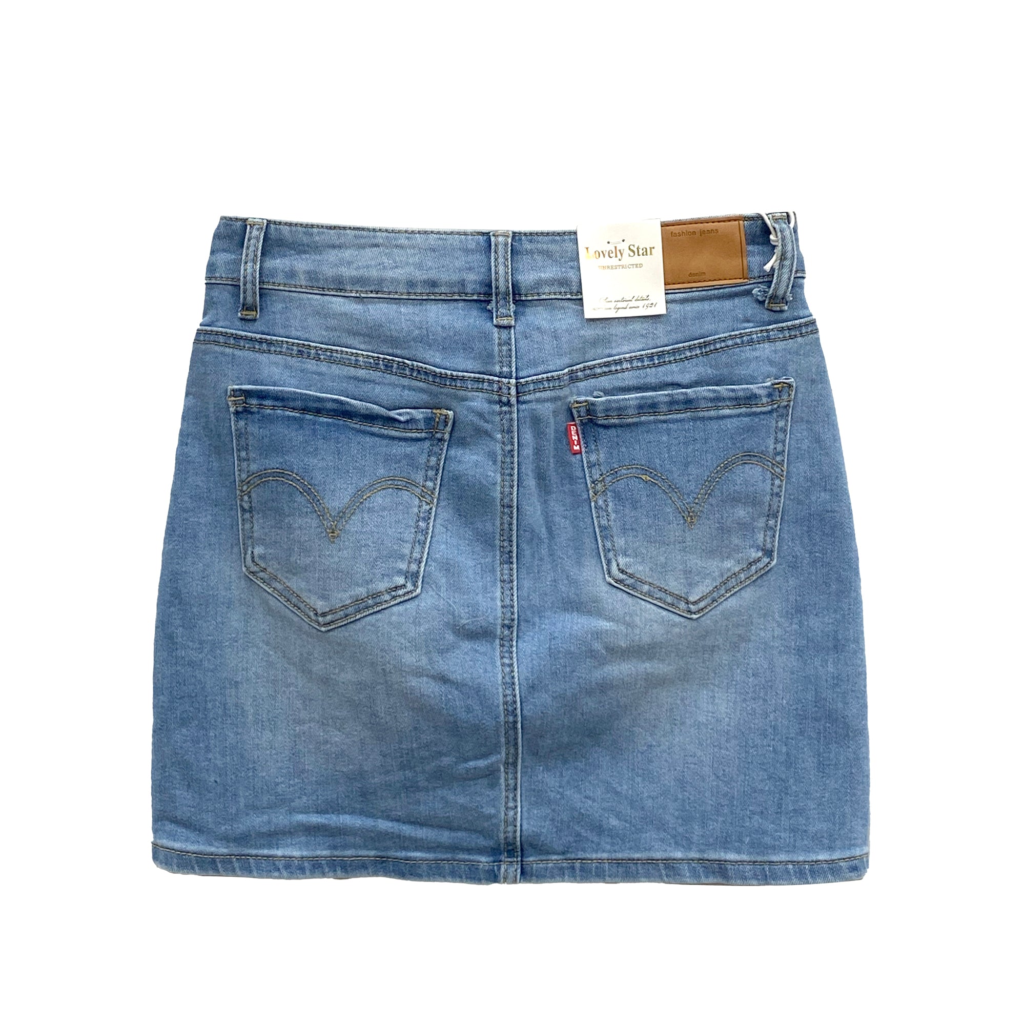 Γυναικεία mini τζιν φούστα Μπλε ANSIN