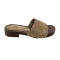 Γυναικεία παντόφλα clogs με τρουκς Καφέ L0-5