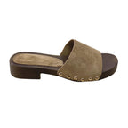 Γυναικεία παντόφλα clogs με τρουκς Καφέ L0-5