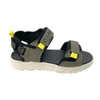 Αγορίστικα πέδιλα με velcro Χακί L123