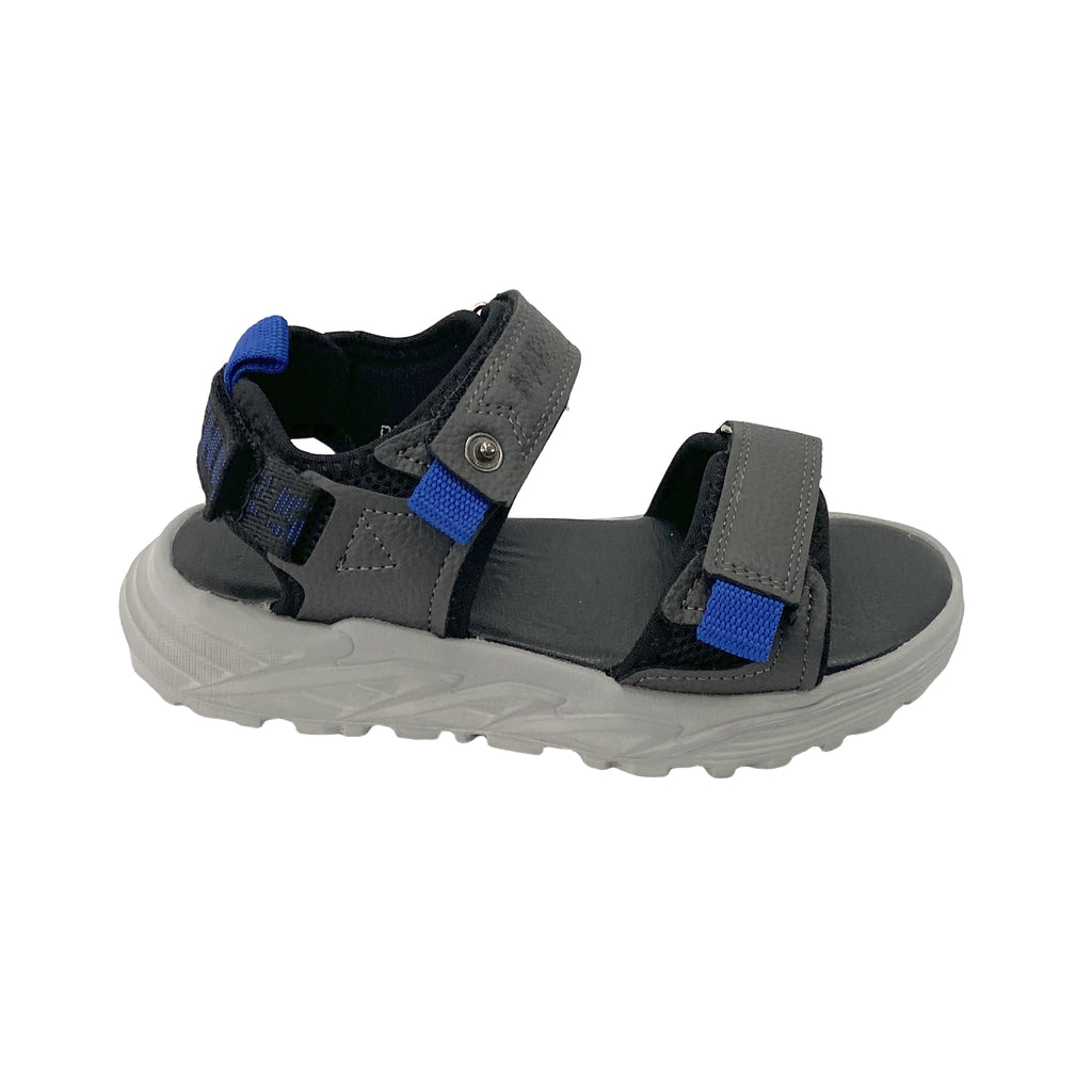 Αγορίστικα πέδιλα με velcro Γκρι L123