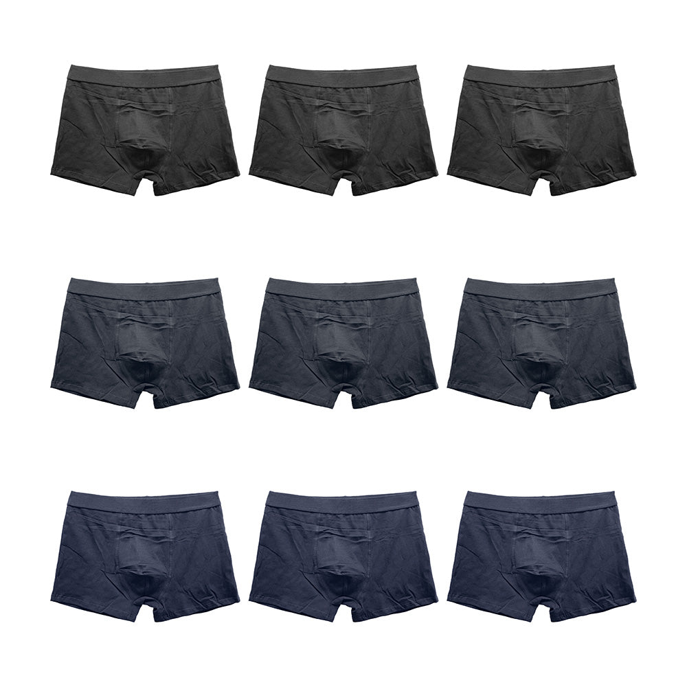 Ανδρικά μποξεράκια βαμβακερά 9pack Πολύχρωμο 4179 ANSIN
