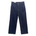 Γυναικεία τζιν παντελόνα wide leg ελαστική Μπλε 8667 ANSIN