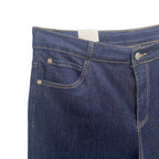 Γυναικεία τζιν παντελόνα wide leg ελαστική Μπλε 8667 ANSIN