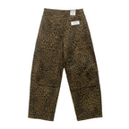 Γυναικείο τζιν παντελόνι balloon leopard Καφέ 7522-9735