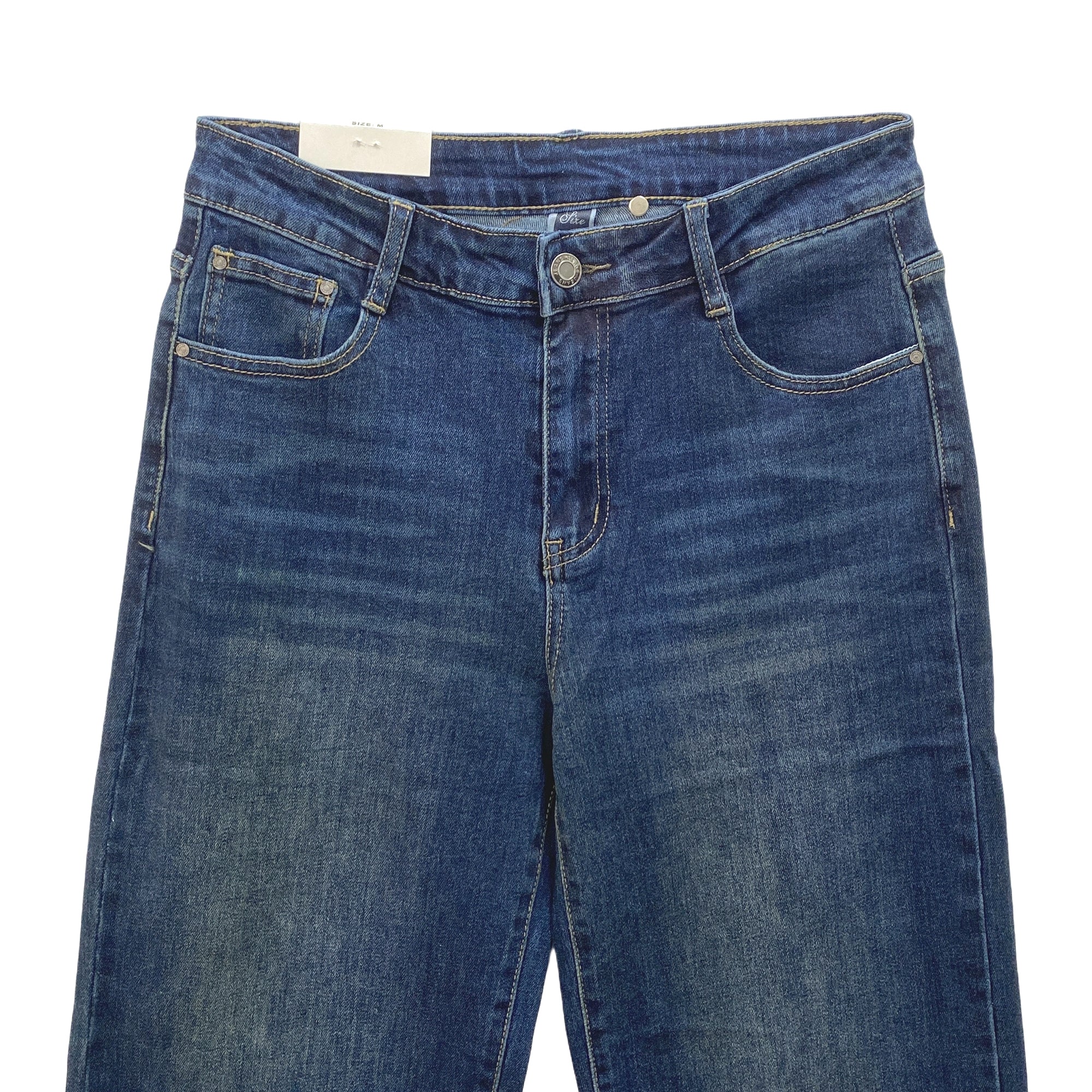 Γυναικεία τζιν παντελόνα ελαστική wide leg Μπλε 225