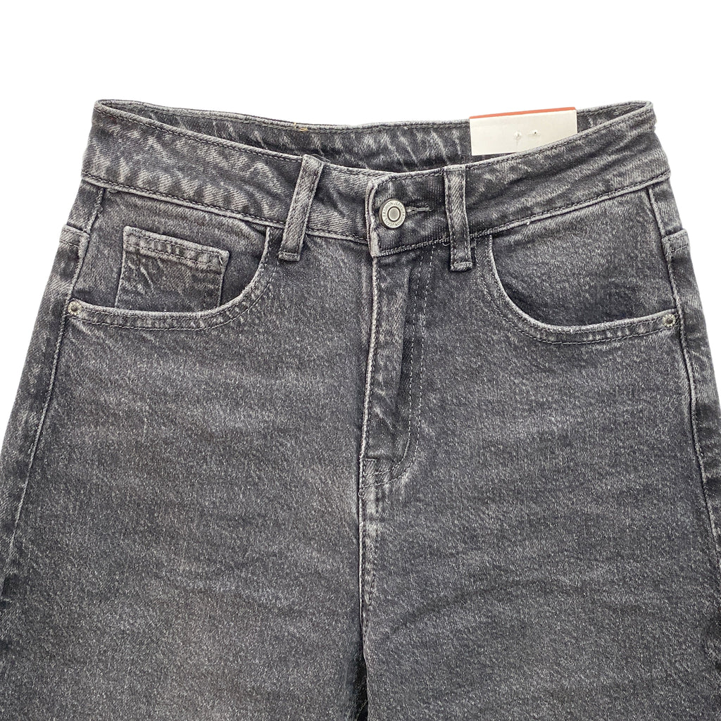Γυναικείο τζιν παντελόνι mom fit Γκρι 217