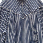 Γυναικείο bomber jacket με ριγές LUMINA Μπλε LD6123