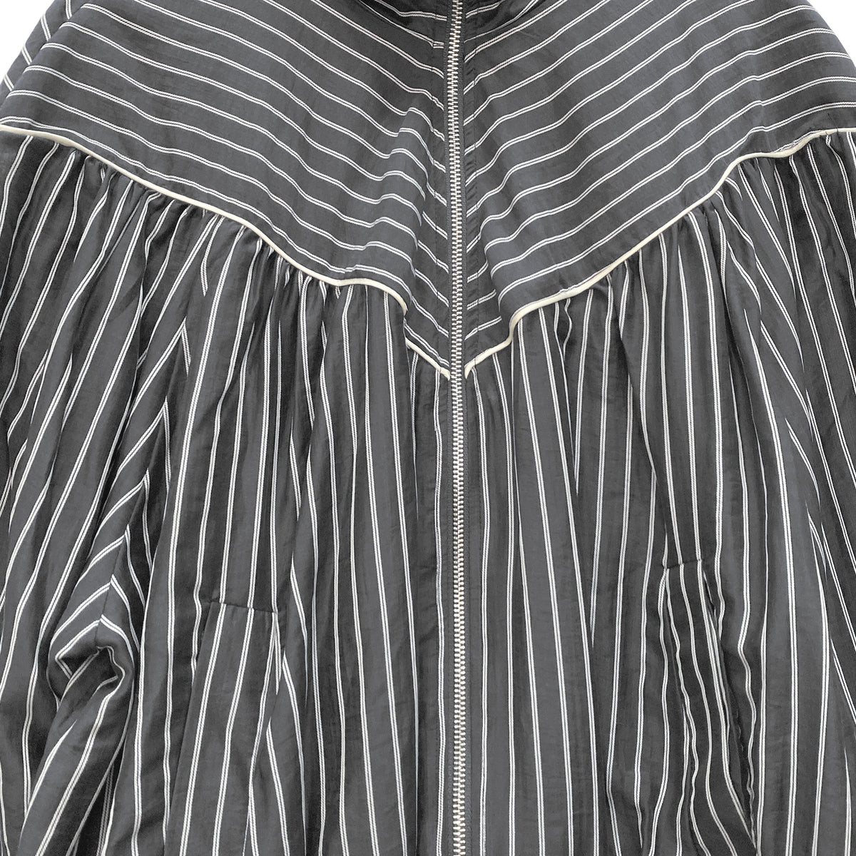 Γυναικείο bomber jacket με ριγές LUMINA Μαύρο LD6123