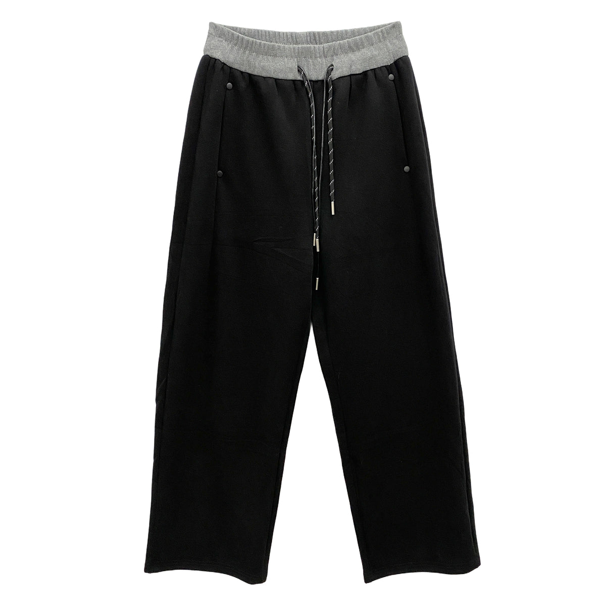 Γυναικείο παντελόνι φόρμας wide leg Μαύρο 8581