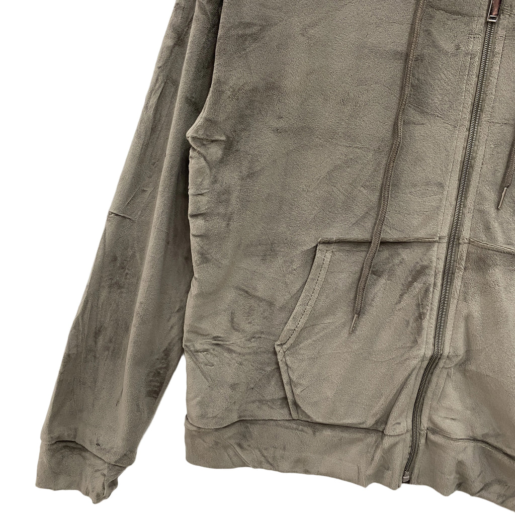 Γυναικείο σετ φόρμας βελουτέ Khaki 9552