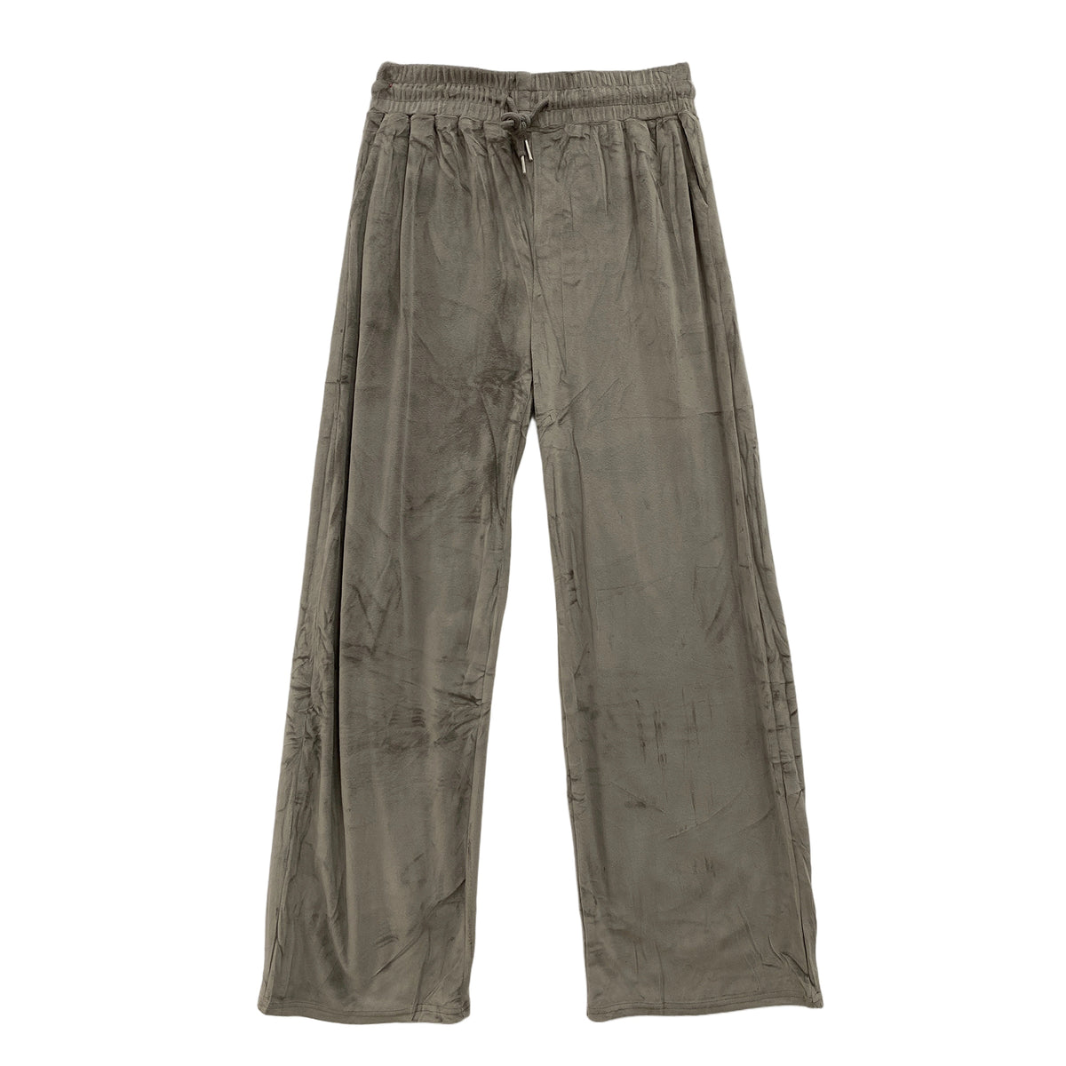 Γυναικείο σετ φόρμας βελουτέ Khaki 9552