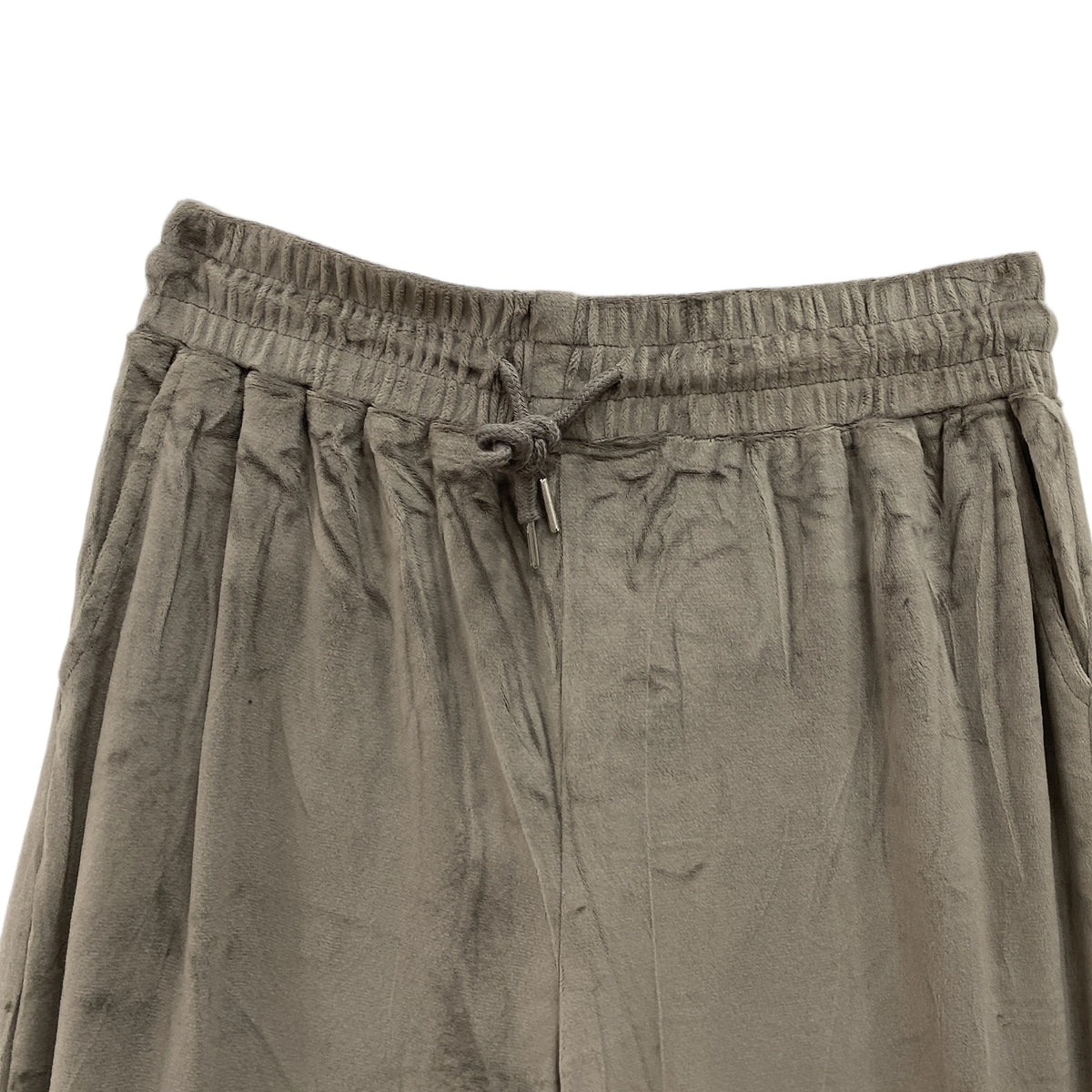 Γυναικείο σετ φόρμας βελουτέ Khaki 9552