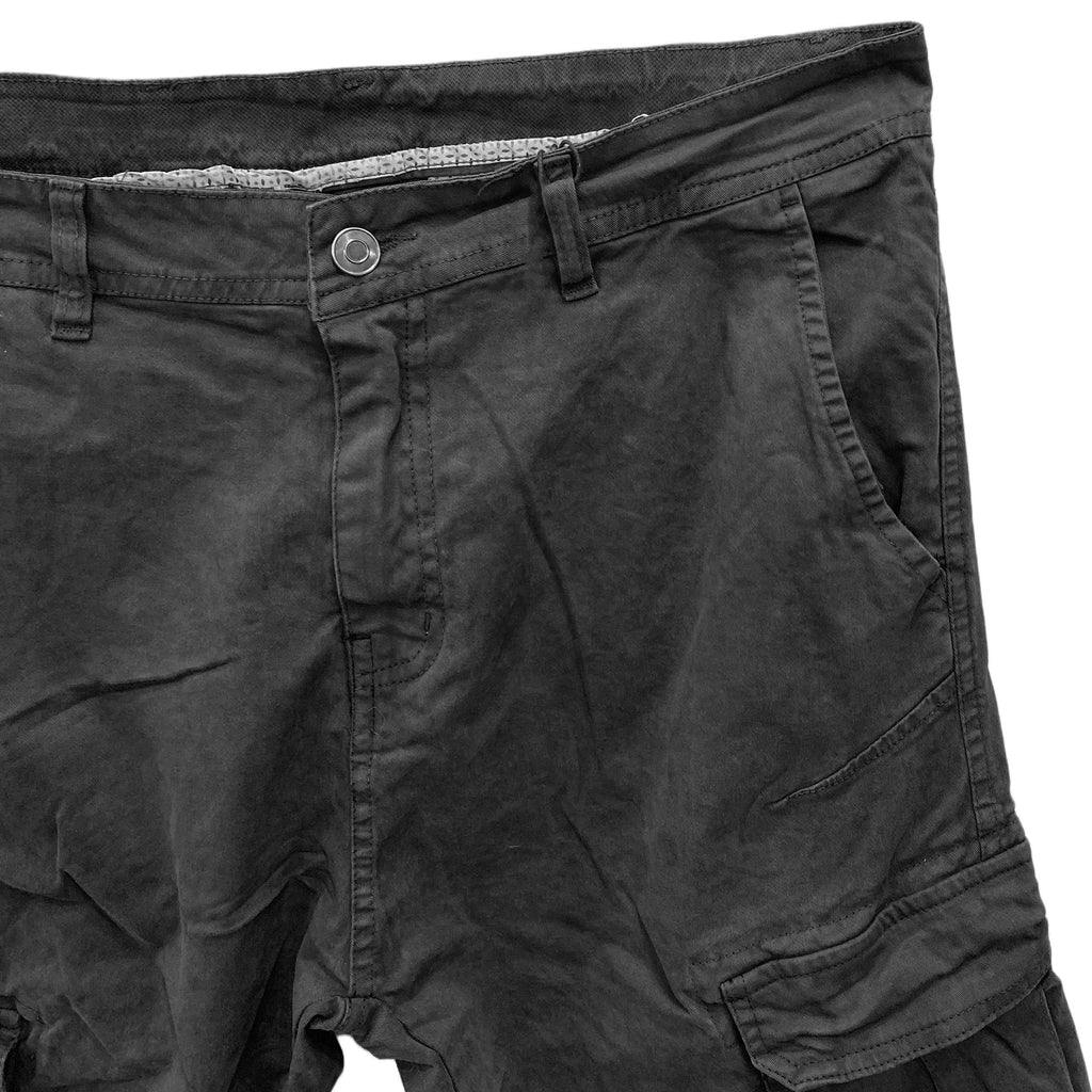 Ανδρικό υφασμάτικο παντελόνι cargo Μαύρο 2522 ANSIN