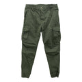 Ανδρικά παντελόνια cargo με λάστιχο Army green 200 ANSIN