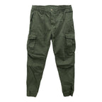 Ανδρικά παντελόνια cargo με λάστιχο Army green 200 ANSIN