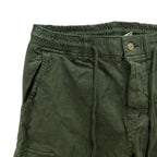 Ανδρικά παντελόνια cargo με λάστιχο Army green 200 ANSIN