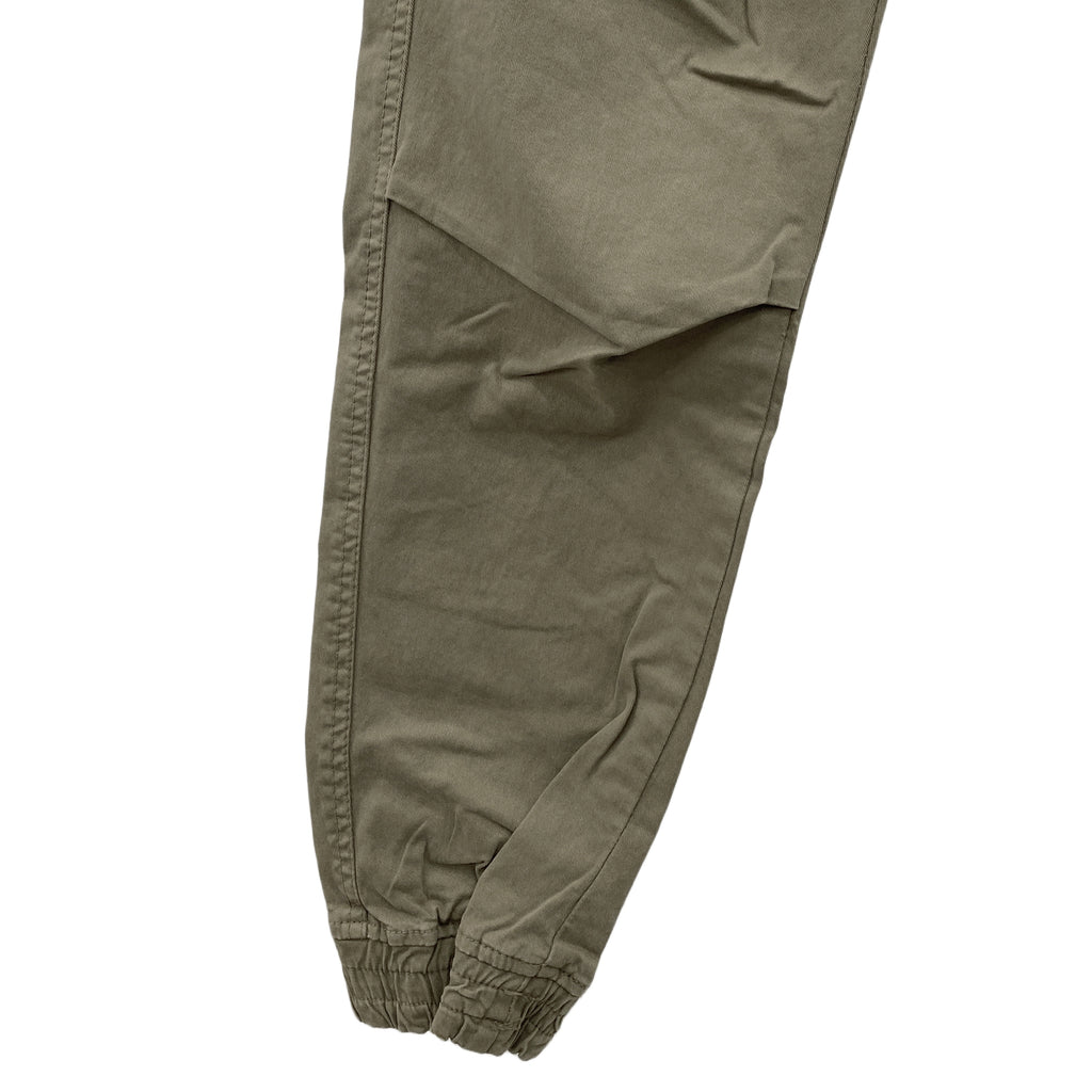 Ανδρικά παντελόνια cargo με λάστιχο Khaki 200 ANSIN