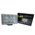 Προβολέας αυτοκινήτου 36W 12LED - 5 INCH SQUAR HIGH POWER SPOLIGHTS 10-80V DC OEM