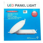 LED φωτιστικό οροφής λευκό φως 12-24W – LED PANEL ROUND 220V WHITE OEM