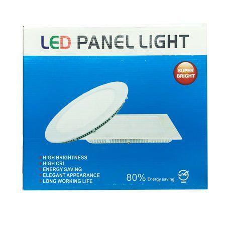 LED φωτιστικό οροφής λευκό φως 18-24W - LED PANEL SQUARE 220V WHITE OEM