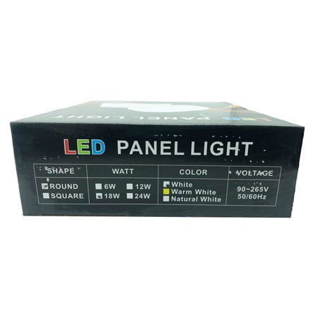 LED φωτιστικό οροφής 18W 220V - LED PANEL LIGHT ROUND - Warm white OEM