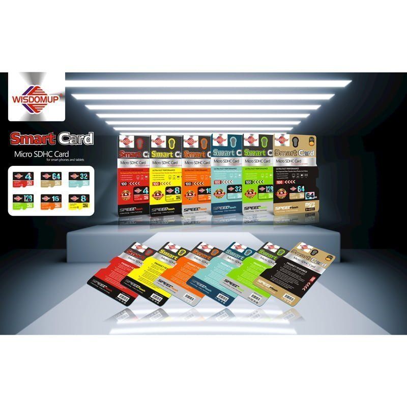 Wisdomup Κάρτα μνήμης Smartcard MicroSDHC card 100MB/S Wisdomup