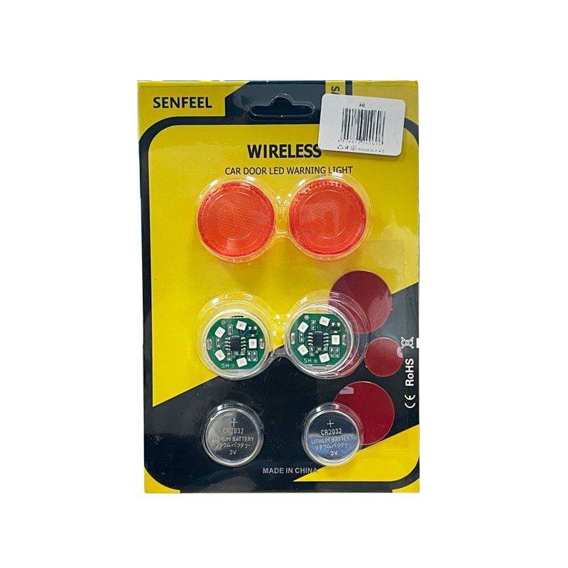 Προειδοποιητική λυχνία αυτοκινήτου - Wireless car door led warning light OEM