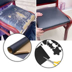 Αυτοκόλλητο μπάλωμα δερματίνης - Leather repair patch self adhesive - Μαύρο OEM