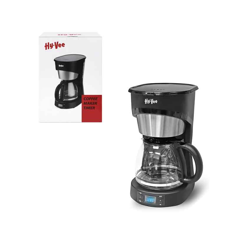 HY-VEE Καφετιέρα Γαλλικού 900W 1,2lt MD-2612T- Coffer Maker OEM