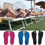 Αντιολισθητικά αυτοκόλλητα πατούσας - Non-slip foot stickers - Μαύρο - XL OEM