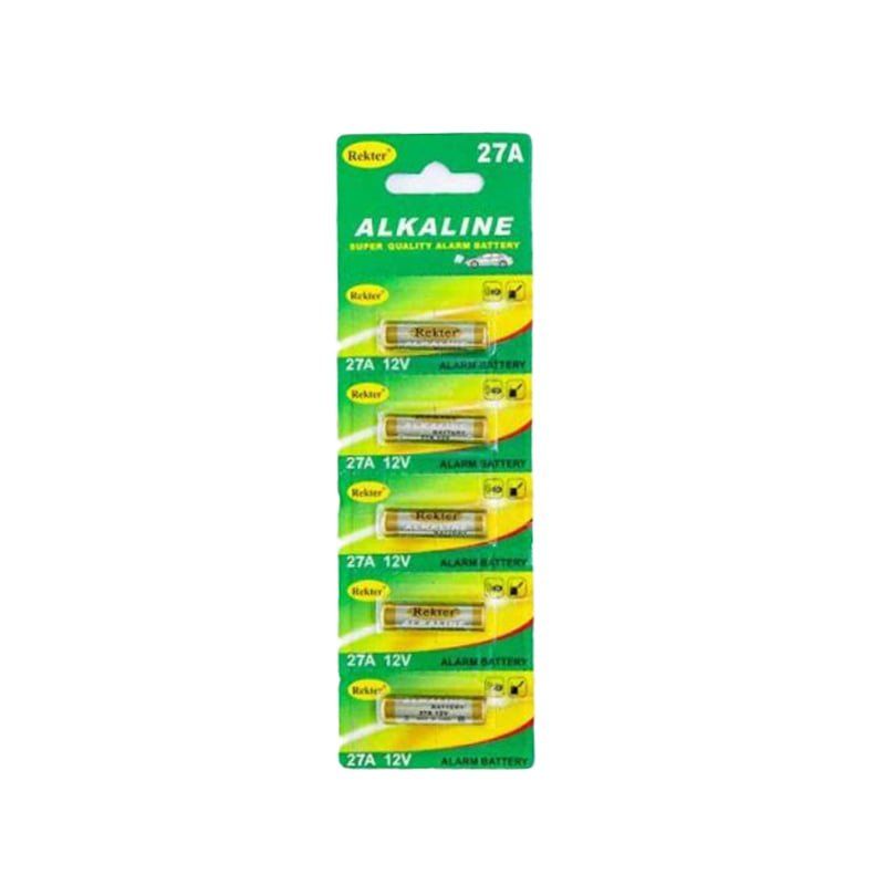 Rekter Αλκαλική μπαταρία 27A 12V 5τεμ. OEM