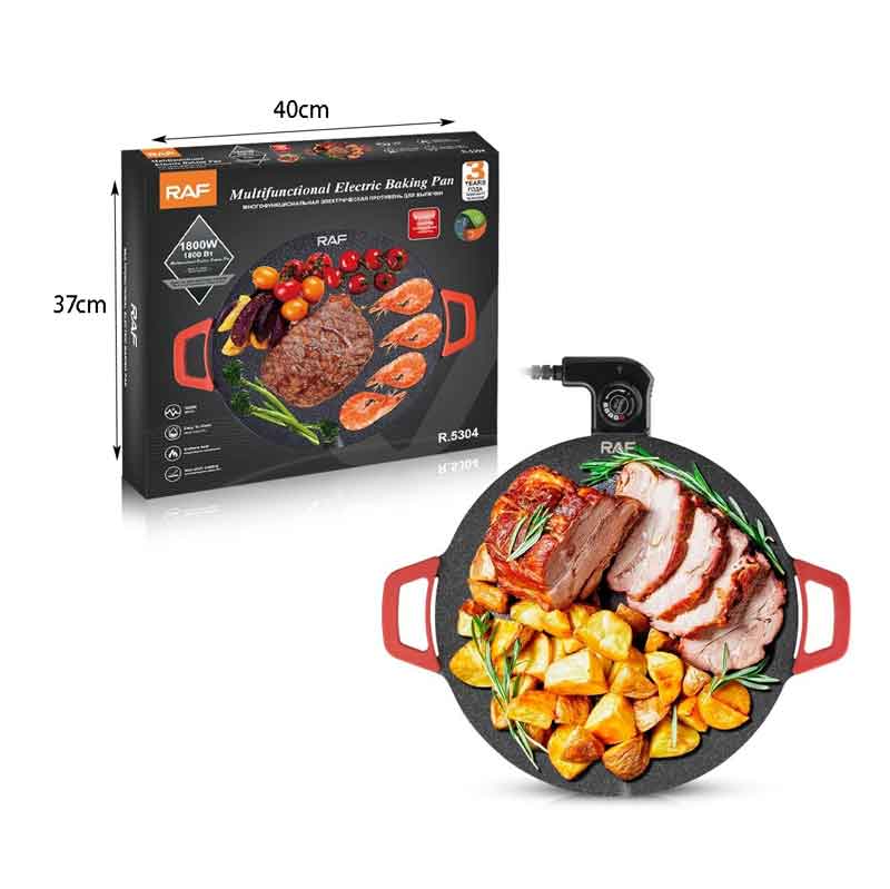Raf R.5304 Επιτραπέζια Ηλεκτρική Ψησταριά 1800W - Electric Barbecue Machine RAF