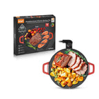 Raf R.5304 Επιτραπέζια Ηλεκτρική Ψησταριά 1800W - Electric Barbecue Machine RAF