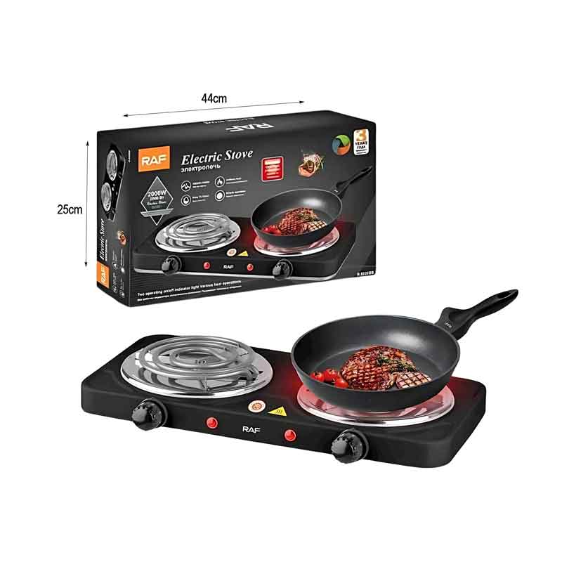 RAF Ηλεκτρική Εστία 2000W R.8020BB - Electric Stove RAF