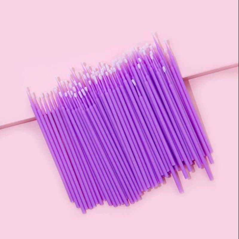 Μίας χρήσης microbrush lash επέκταση βλεφαρίδων 100τεμ.- Μπατονέτα βλεφαρίδας - All Eyelash Lifting OEM