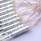 Χριστουγεννιάτικη LED Βροχή Μετεωριτών 8τμχ x 50cm Θερμός Φωτισμός - Σταγόνες Σταλακτίτες - Christmas fallnig rain