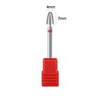 Φρεζάκι Τροχού Διαμαντόφρεζα Κόκκινο TP1-42F - Carbide nail drill bit OEM
