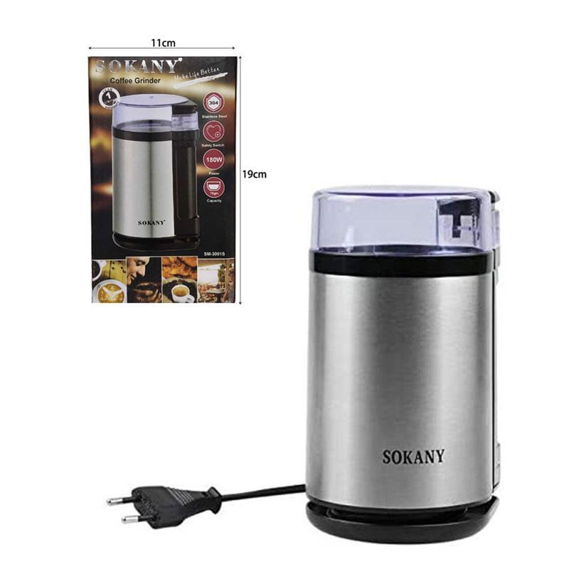 Sokany ηλεκτρικός μήλος άλεσης καφέ SM-3001S - Sokany Coffee Grinder SM-3001S Sokany