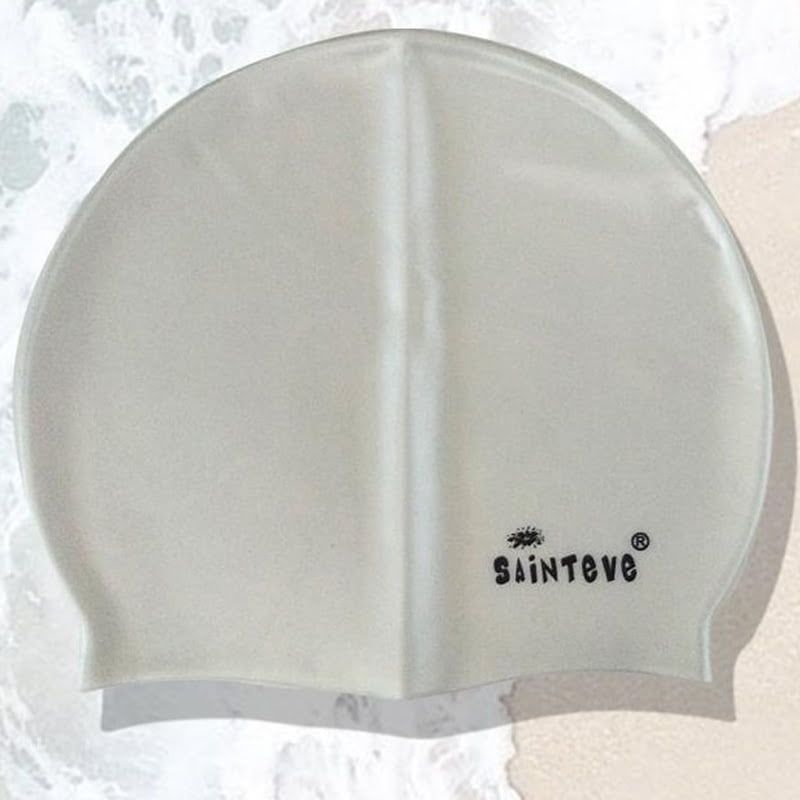 Sainteve Σκουφάκι Κολύμβησης - Silicone swim cap - Γαλάζιο - Γκρι - Κίτρινο - Κόκκινο - Μαύρο - Ροζ - Σκούρο μπλε OEM