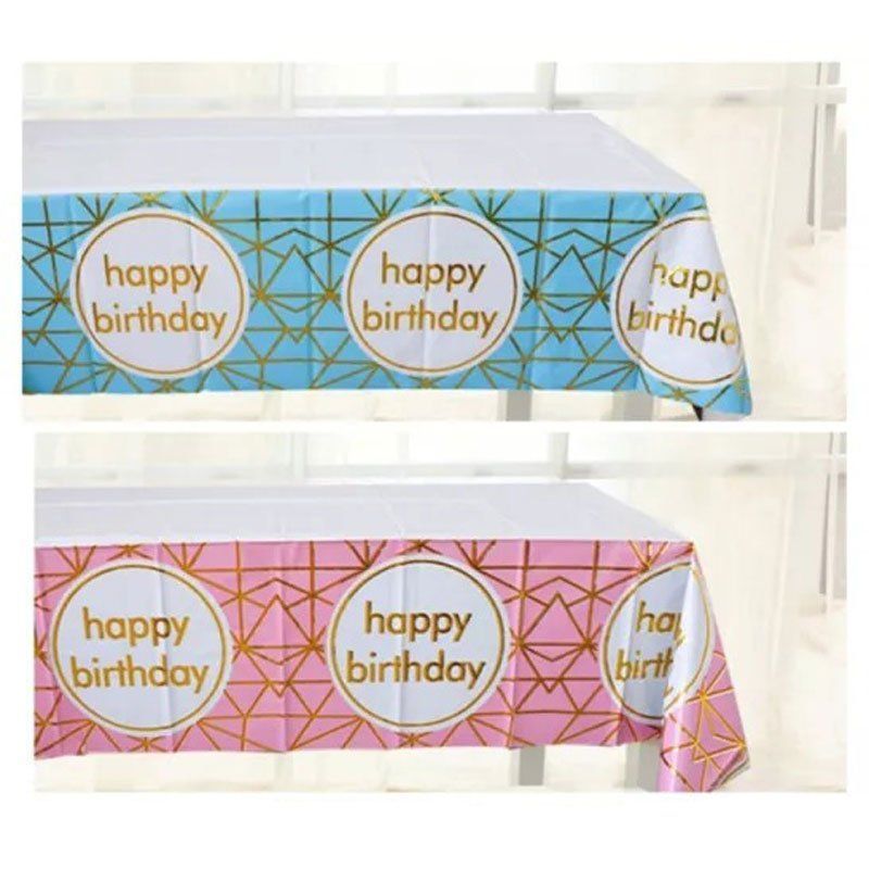 Αδιάβροχο Τραπεζομάντηλο Glitter Foil Party 137x183cm - Plastic tablecover OEM