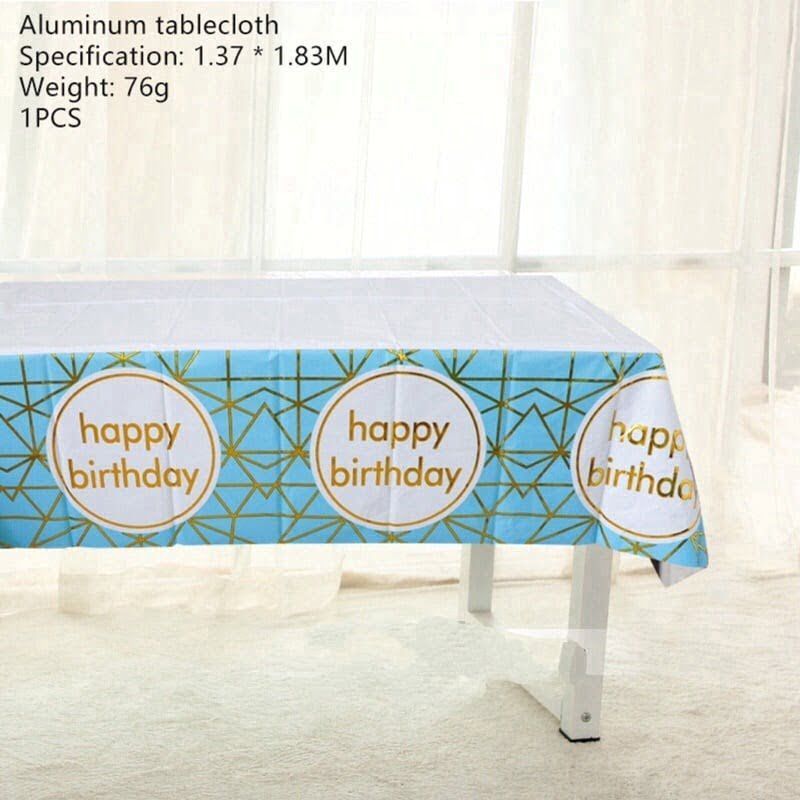 Αδιάβροχο Τραπεζομάντηλο Glitter Foil Party 137x183cm - Plastic tablecover OEM